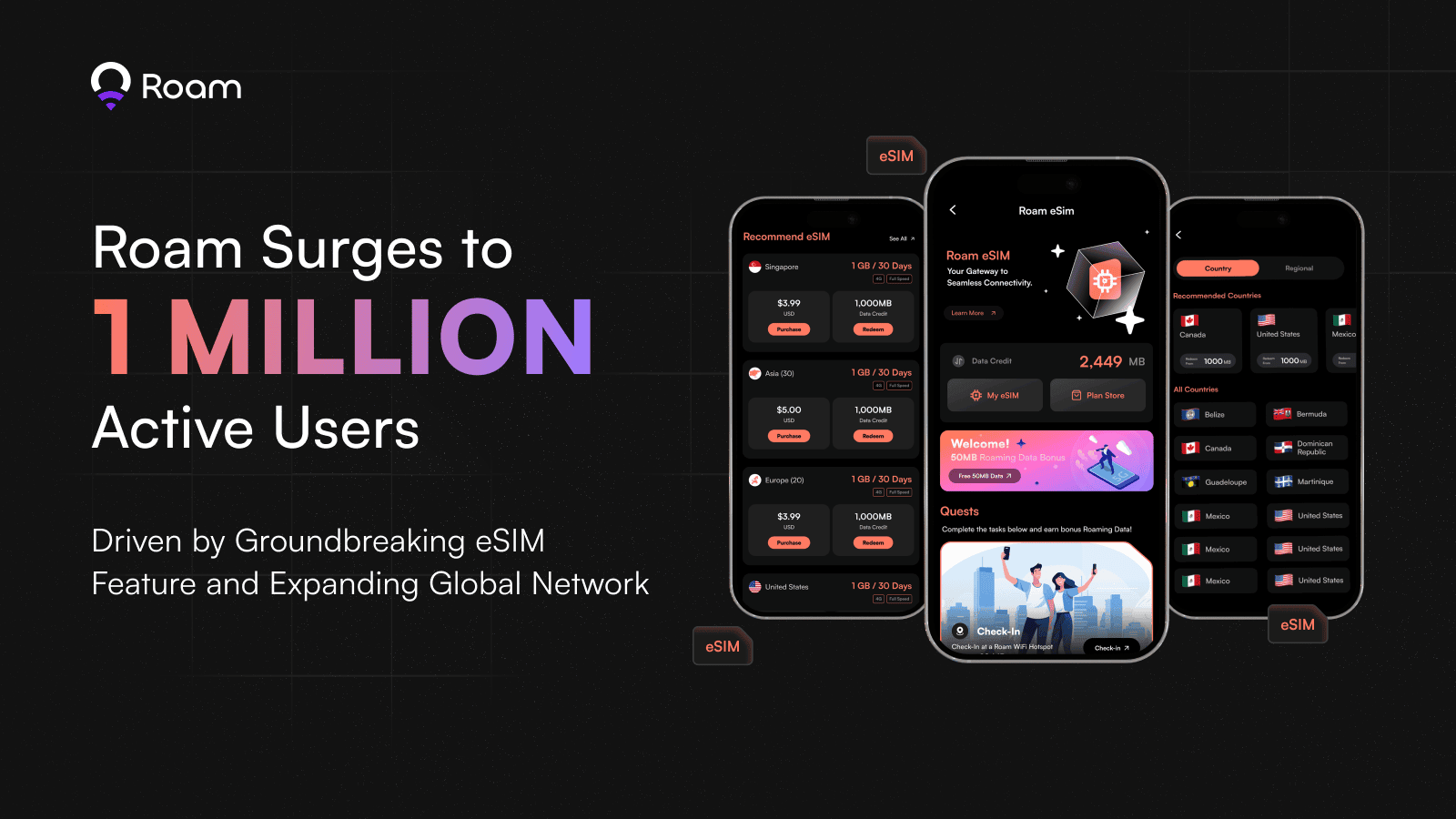 Roam hits 1 million users on Roam App